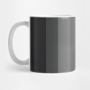 Gray gradient with a red stripe Mug